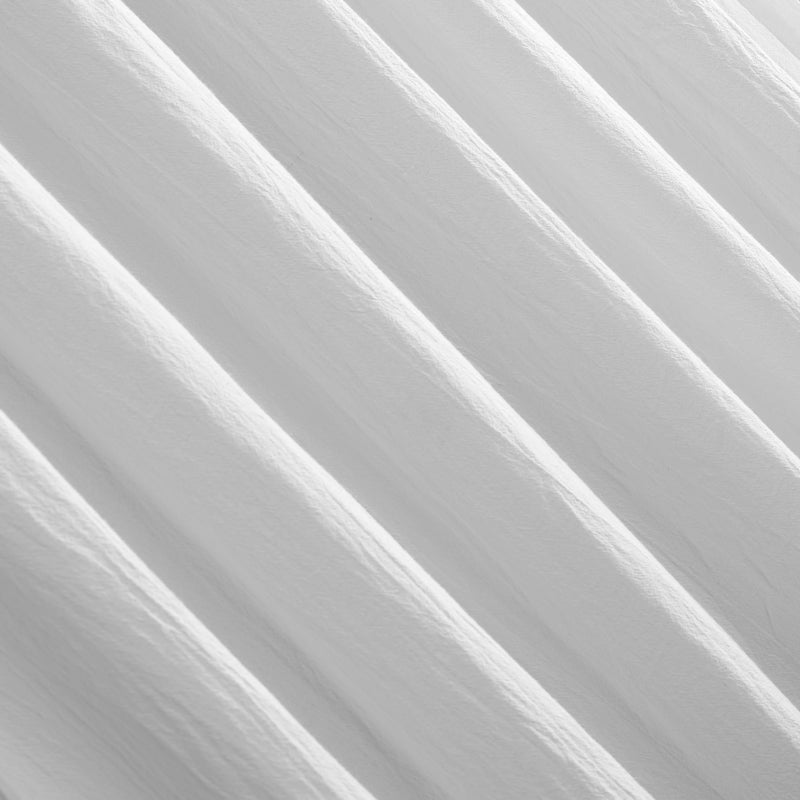 Archaeo - 54870 Washed 100% Cotton Twist Tab Curtain, 52" x 63" Panel, White - Image 3
